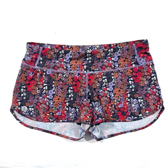 Smartwool Active Lined Shorts Ultra Violet Meadow Print - Picture 1 of 7